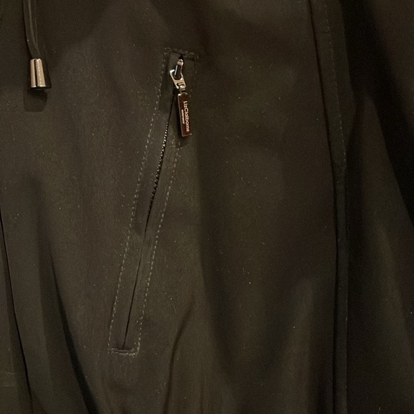 Liz Claiborne women’s black winter hooded coat. Size S/M. - Picture 3 of 10